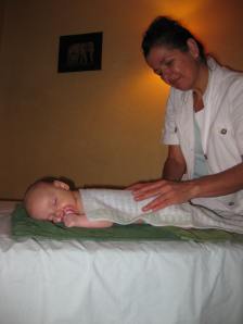 Massage bébé